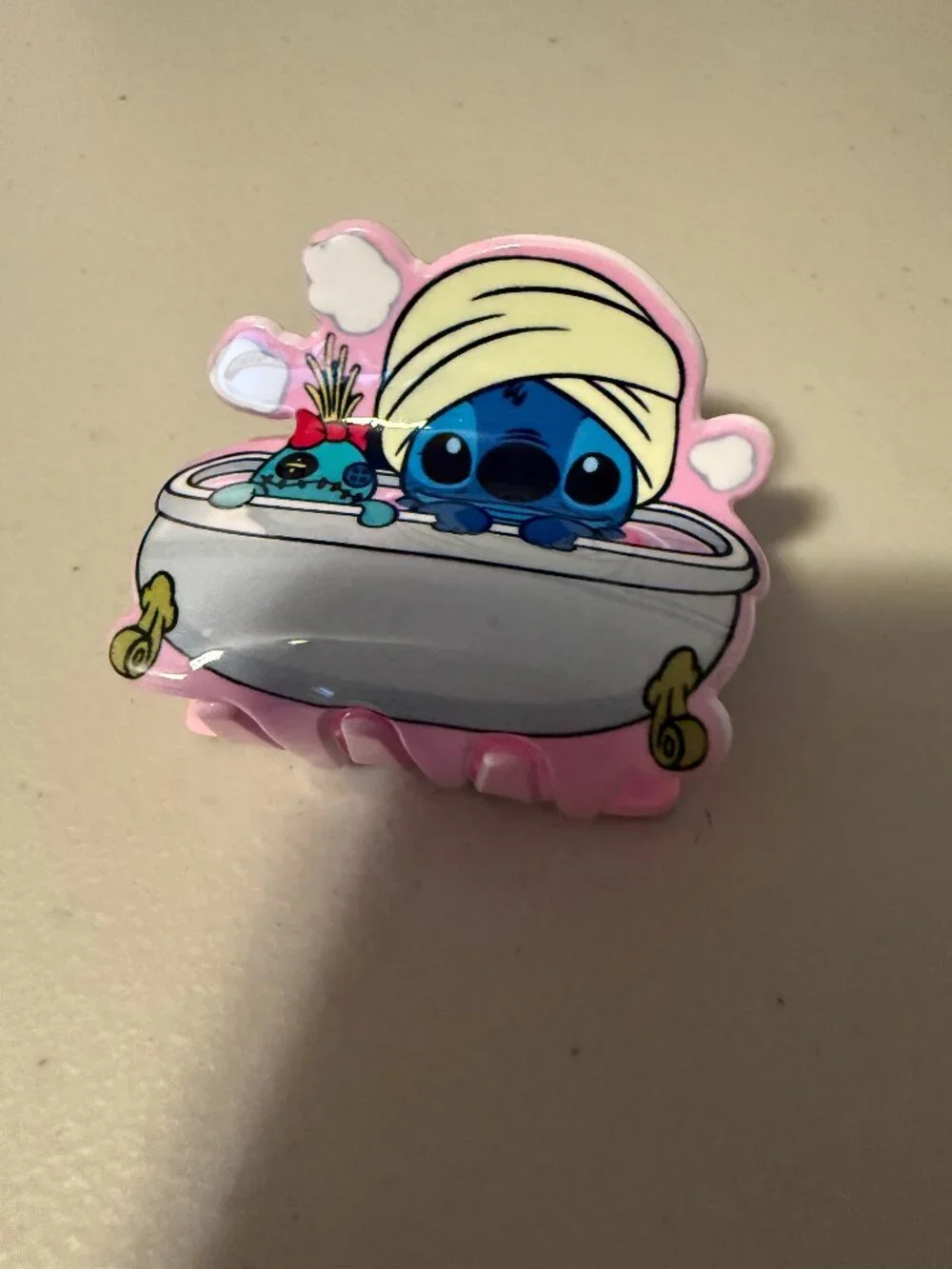 Stitch Bath Hair Claw Clip Hair Accessory